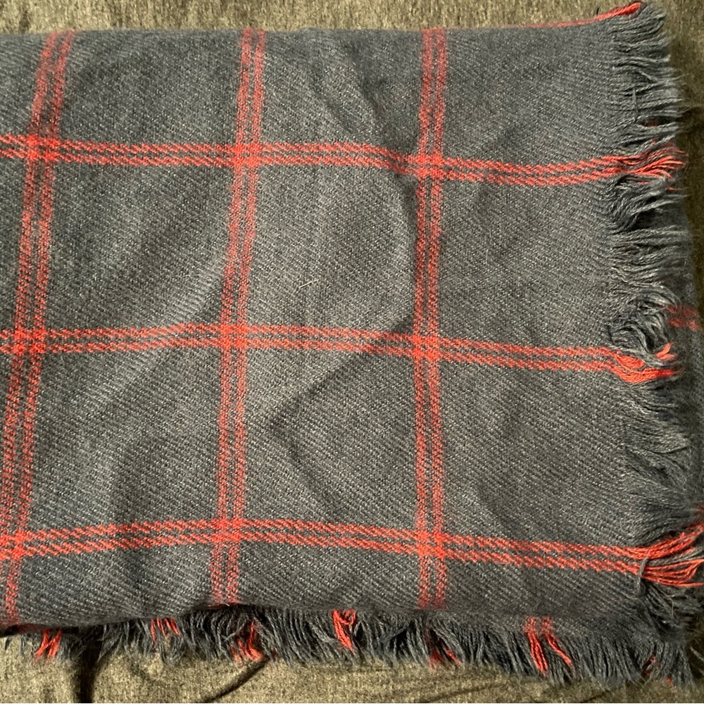 Plaid Oversized Blanket Scarf